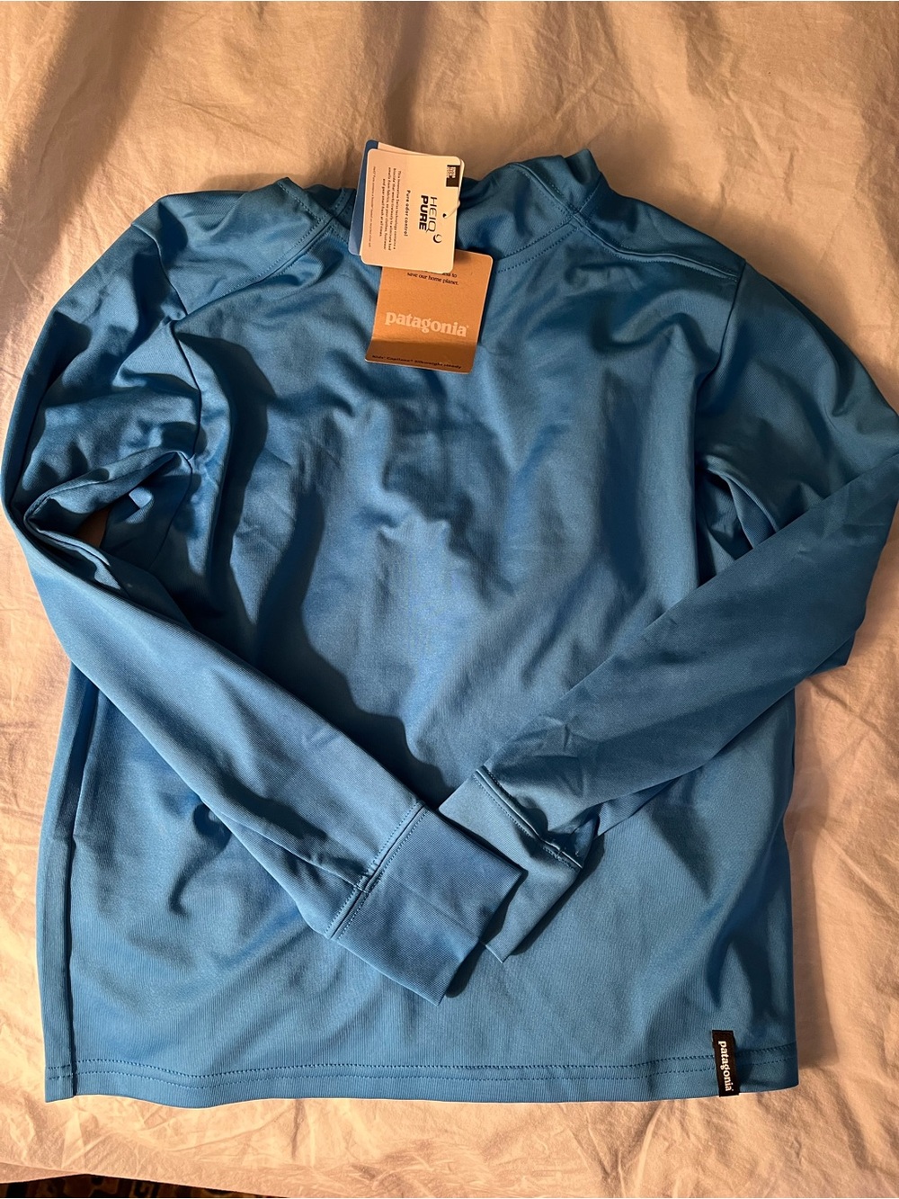 Patagonia Kids Long-Sleeve Capaliene Shirt - Blue